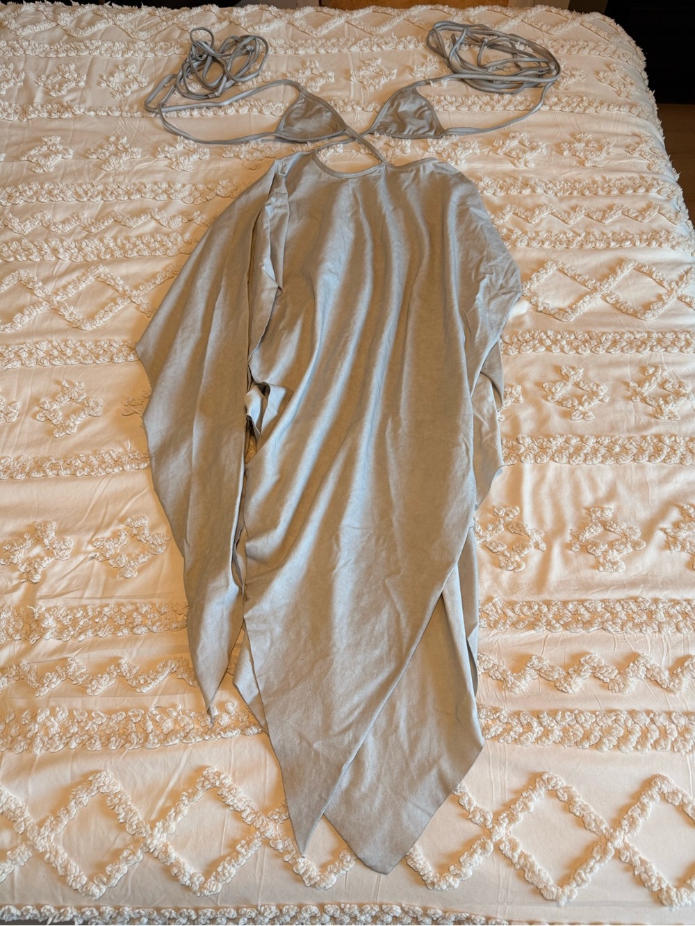 Darker Wavs NWT Halter Handkerchief Hem Open Back Dress Size S